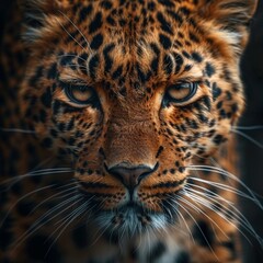 Close Up of a Leopard Staring at the Camera