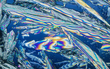 Abstract background with crystal