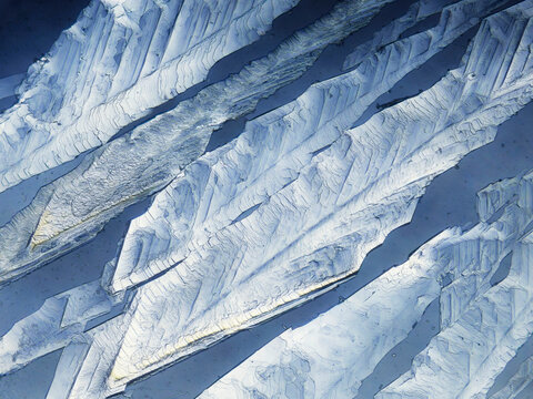 Abstract background with crystal pattern