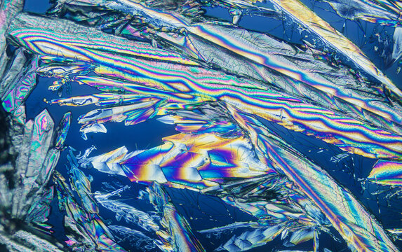 Abstract background with crystal