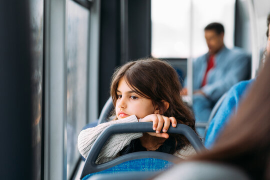 Girl lost in thought