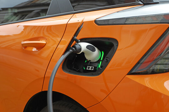 electric car loading