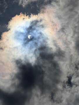UGC Partial Solar Eclipse from Dinosaur Valley State Park, Texas