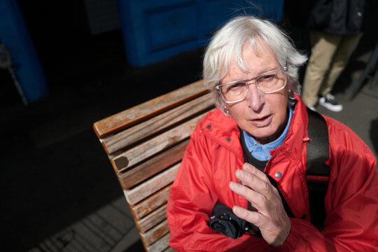 Portrait of Senior transgender woman
