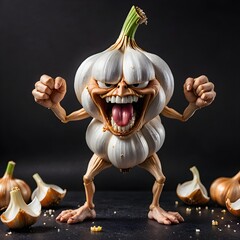 Live angry garlic