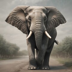 Naklejka premium an elephant