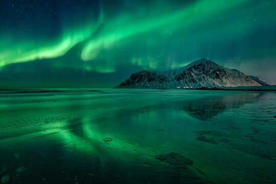 Northern Lights color explosion