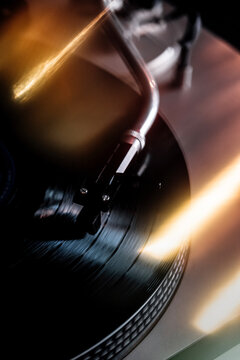 vinyl record player