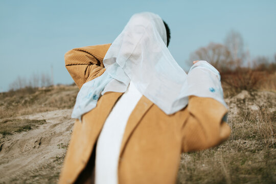 Expressive portrait of woman 