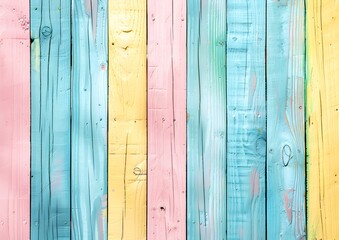 colorful wooden plank background