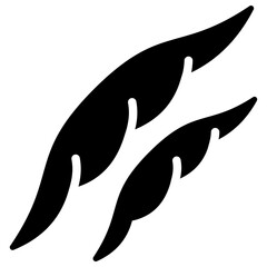 snap peas solid icon