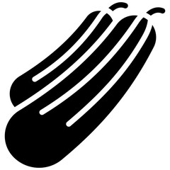 zucchini solid icon