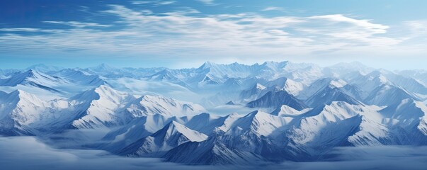 landscape with mountains