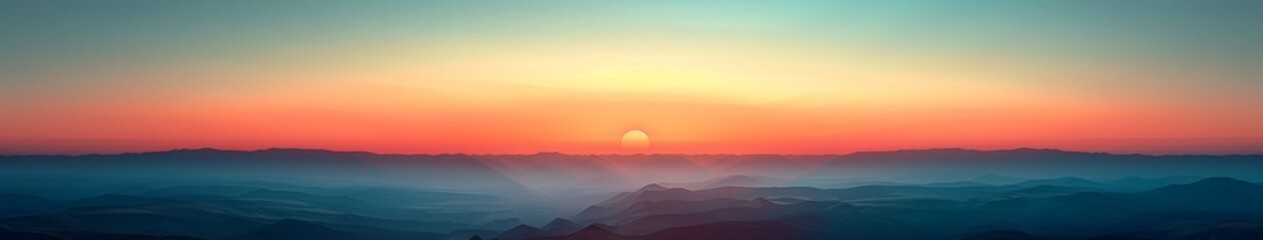 Obraz premium Sun Sets Over Clouds in Sky