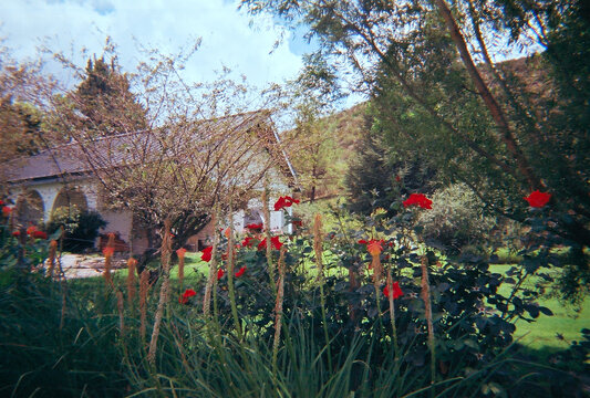 Analog Photography. Traditional architecture of Argentina