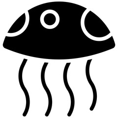 jellyfish solid icon