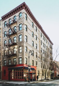 Friends apartment building In Manhattan New York