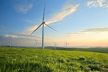 Sleek Wind Turbines Harnessing the Power of Nature s Endless Gusts for a Greener Tomorrow