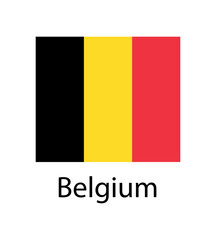 Fototapeta premium Flag of Belgium 13:15