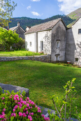 Avegno Village view in Ticino Region of Switzerland