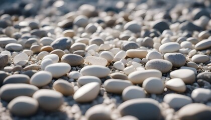 Obraz premium black and white pebbles
