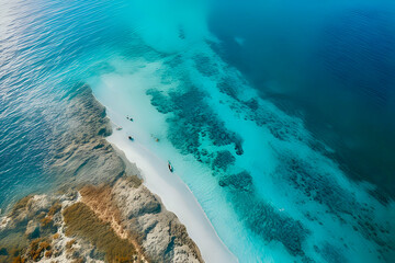 view of a island