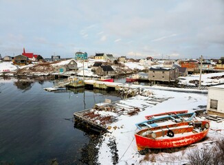 boats in the harbor