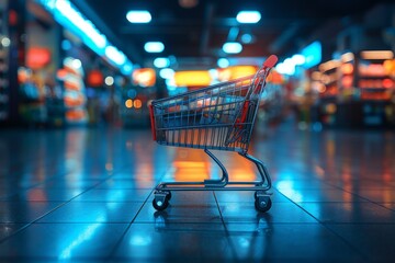 
Warehouse with boxes and shopping cart icon overlay in augmented reality.
Concept:
Logistics, warehouse management, e-commerce, retail innovation, augmented reality technologies.