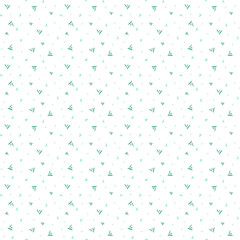 Small leaves in the shape of a triangle. Seamless Abstract Pattern. Botanical background. Seamless Pattern for fabric and texture