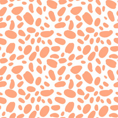 Abstract seamless pattern. Hand drawn spots. Simple graphic background. Decorative print for wallpaper, wrapping, pajama, linen, background fabric, texture, textile, fashion fabric or other