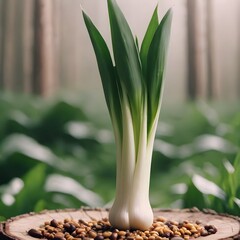 leeks in a pot