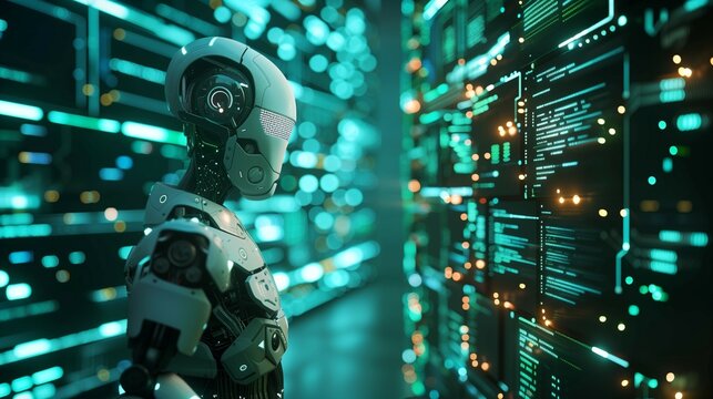 Machine learning algorithm concept