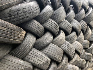 Old tire background texture