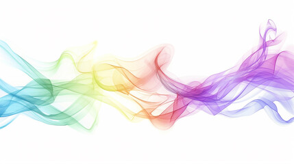 Abstract smoke gradient color wave digital wave.