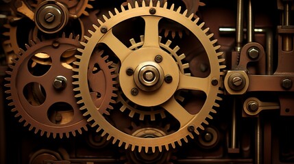 Macro photography of mechanical gears in a watch.
Concept: Technology, mechanics, precision.