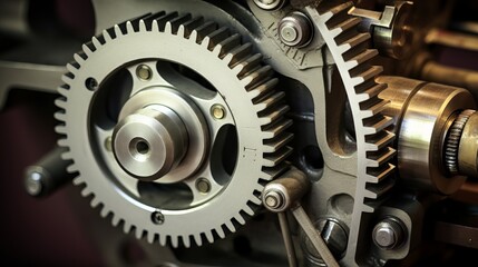 Macro photography of mechanical gears in a watch.
Concept: Technology, mechanics, precision.