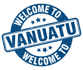 Welcome to Vanuatu stamp. Vanuatu round sign