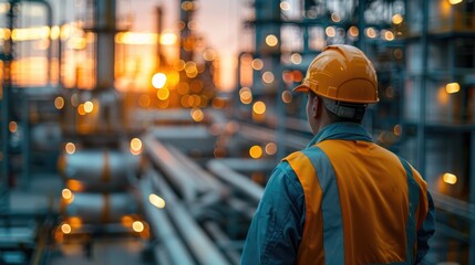  A professional engineer is checking equipment system in industry factory.