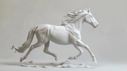 Playful horse Three dimensional Drawing