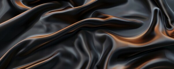 Obraz premium Chocolate background, coffee texture background, luxury dark black brown silky smooth backgrounds.