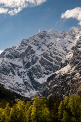 Lawinenabgang an der Südspitze des Watzmann