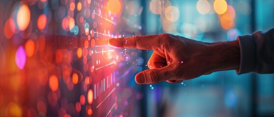 A customer service team improving user experience with holographic feedback tools, emphasizing satisfaction and quality in a vibrant, minimalistic setting. Space for text.