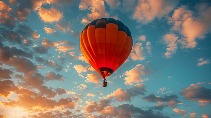 Fototapeta premium hot air balloon in the sky