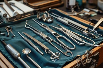 Composition of different surgical instruments