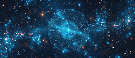 Space Galaxy constellation seamless pattern print could be used for textile, zodiac star yoga mat, phone case
