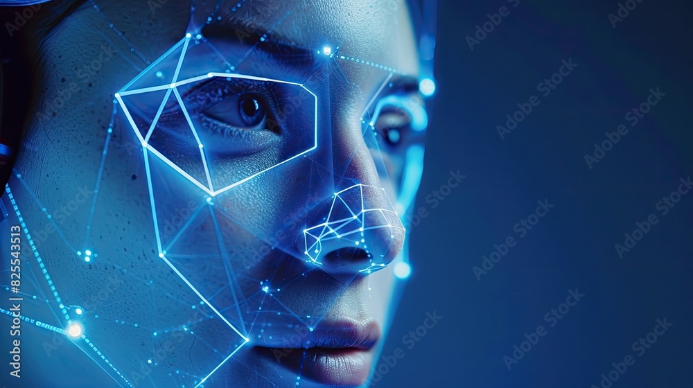 Aufkleber a biometric facial recognition system for security
