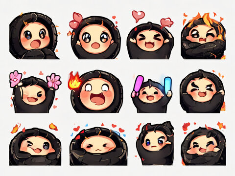 Sticker Collection Darkface I