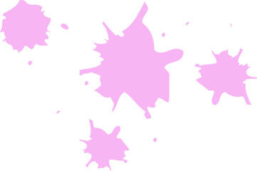 Abstract Paint Blots Pattern