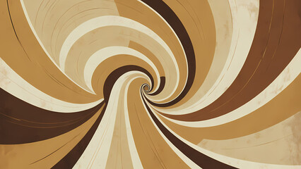 Abstract Geometric Background with spirals