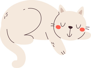 Sleeping Cat Pet